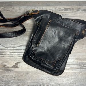 Dark Brown Fanny pack, hip satchel NWOT